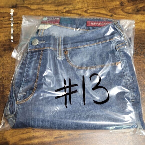 Lucky Brand Jeans 8 Sofie Skinny Ankle Mid Rise Medium Dark Wash Stretch Denim - Picture 13 of 13